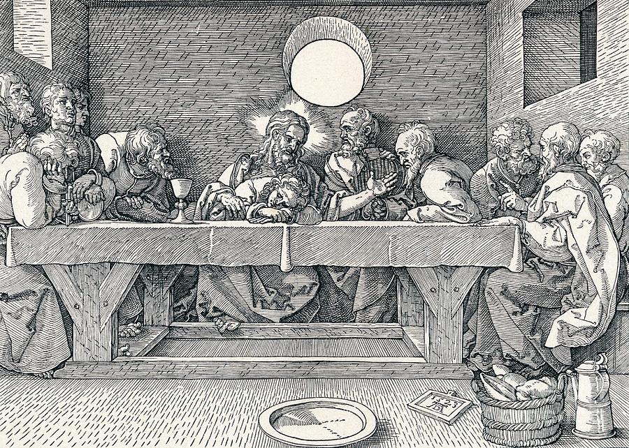 The Last Supper, 1523 1906. Artist Drawing by Print Collector