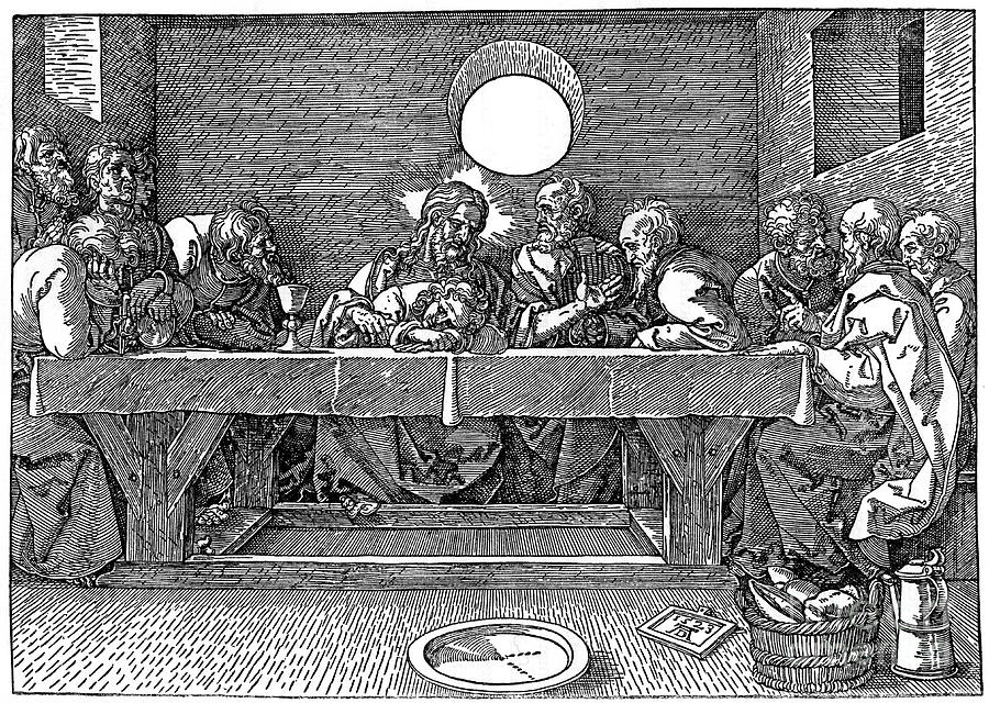 The Last Supper, 1523, 1936. Artist Drawing by Print Collector