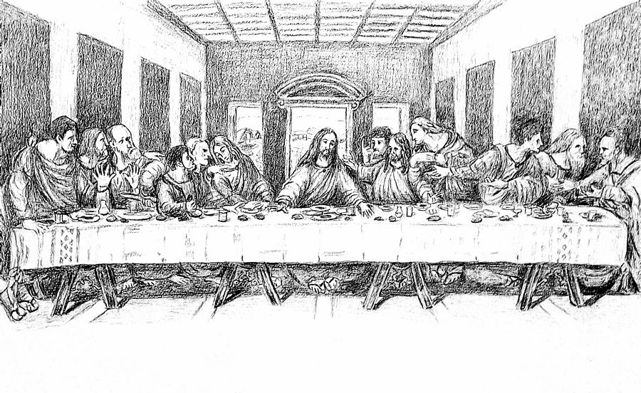 Last Supper Sketch