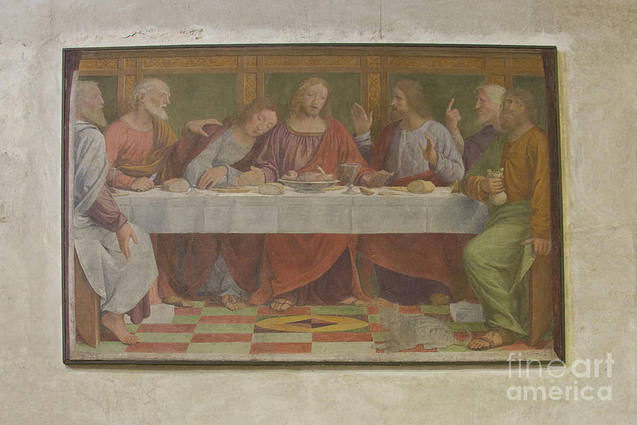 The Last Supper Painting by Bernardino Luini