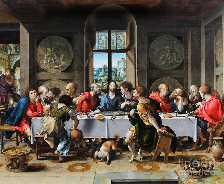 The Last Supper Painting by English School