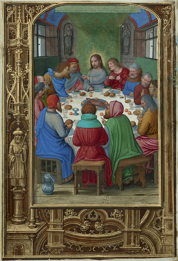 Bread Painting - The Last Supper by Simon Bening