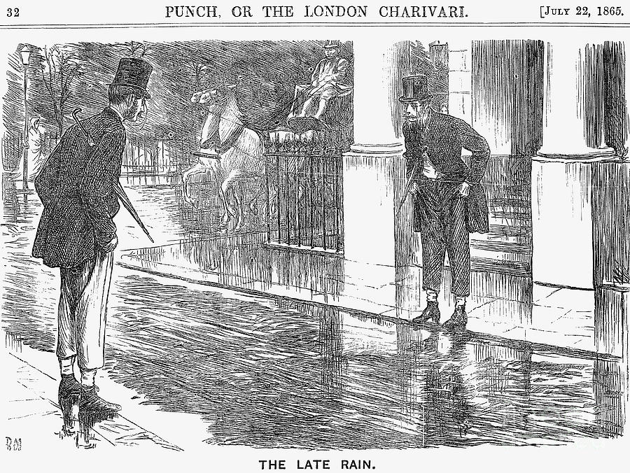 The Late Rain, 1865. Artist George Du Drawing by Print Collector