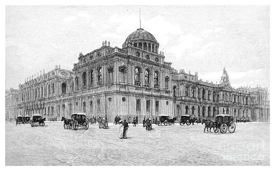 The Law Courts, Melbourne, Victoria Drawing by Print Collector