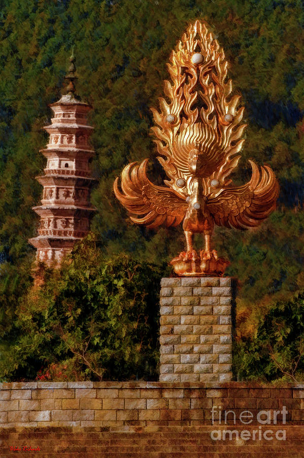 The Leaning Left Pagoda Of The Chongsheng Temple Photograph by Blake Richards