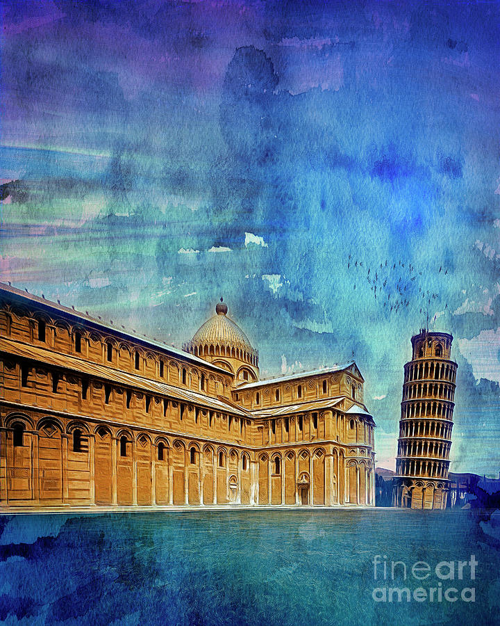 The Leaning Tower Digital Art by Edmund Nagele FRPS
