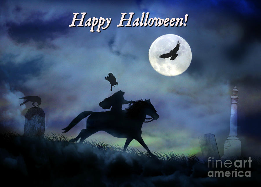 The Legend of Sleepy Hollow, The Headless Horseman Halloween Photograph by Stephanie Laird