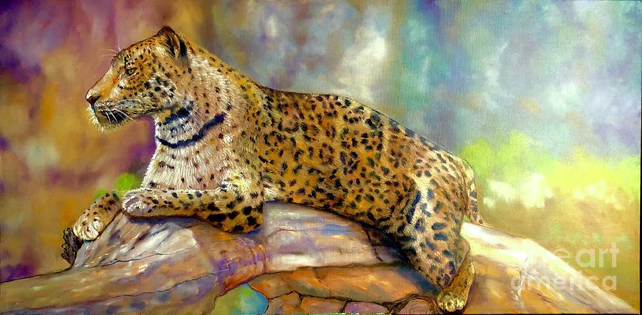The Leopard  Painting by Leland Castro