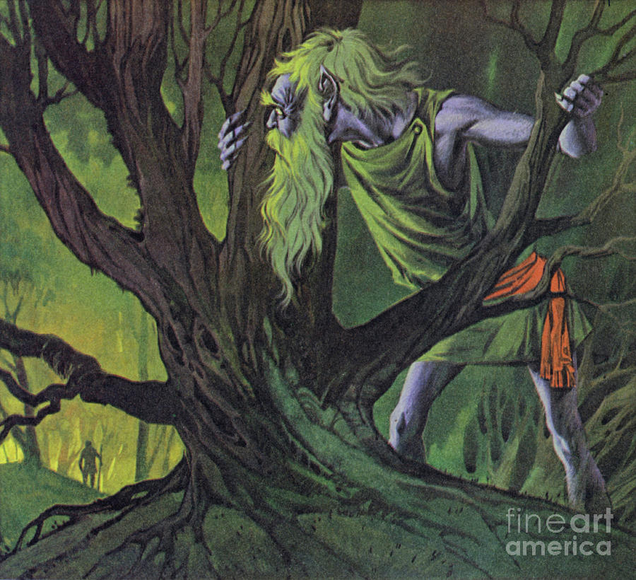 Tree Painting - The Leshy by Angus McBride