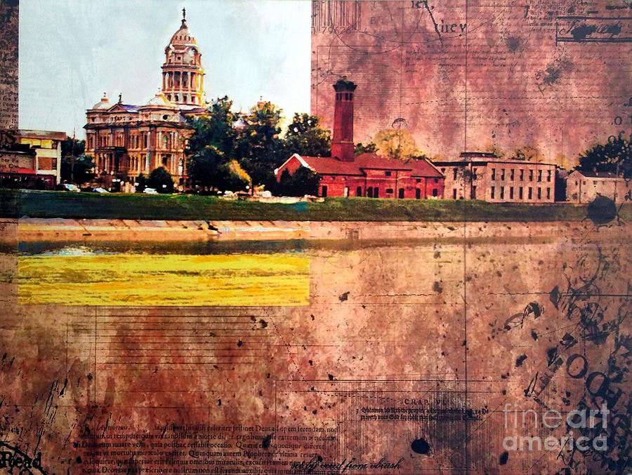 Landscape Mixed Media - The Levee by William Smith