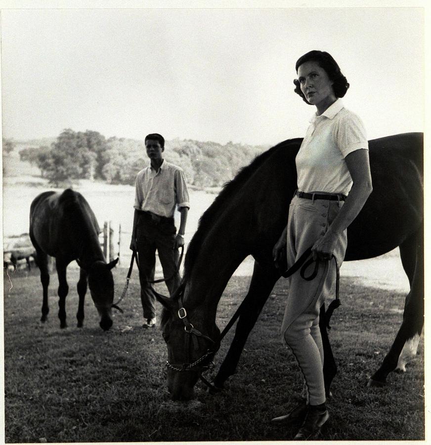 The Ledyards, Riding Photograph by Toni Frissell