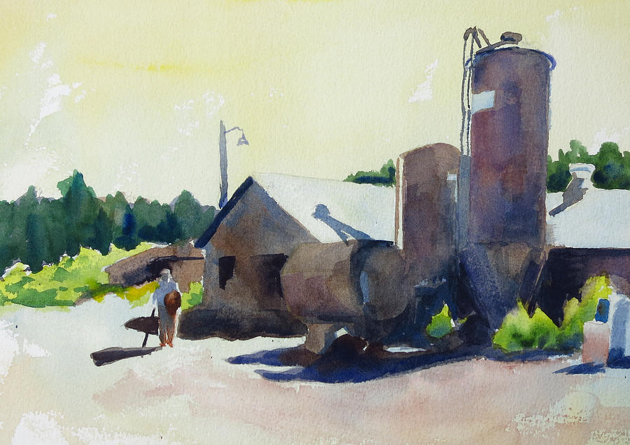 The Lidback Farm Painting by Ruth Kaldor