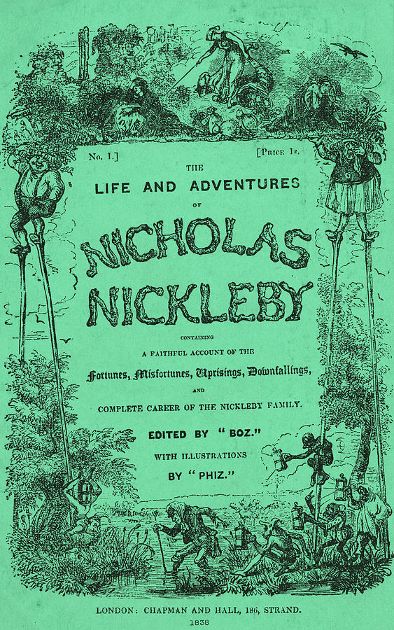 The Life And Adventures Of Nicholas Nickleby Drawing by Hablot Knight Browne