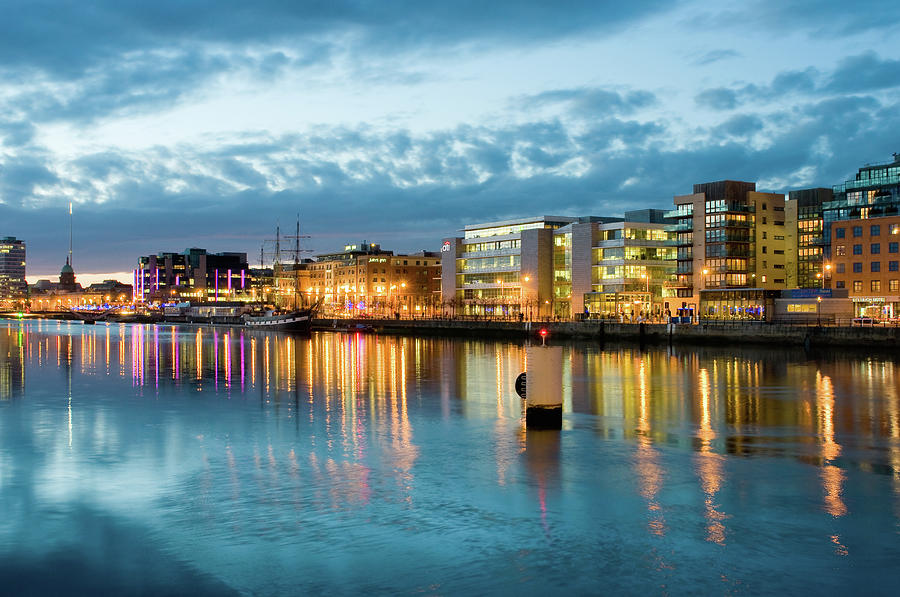 The Liffey Riverfront, Custom House Photograph by Driendl Group