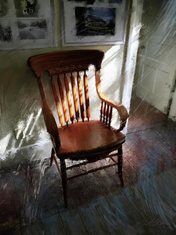 The Light Keepers Chair Digital Art by Garth Glazier