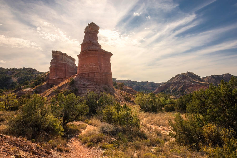 The Lighthouse - Palo Duro Canyon Texas Photograph by Brian Harig