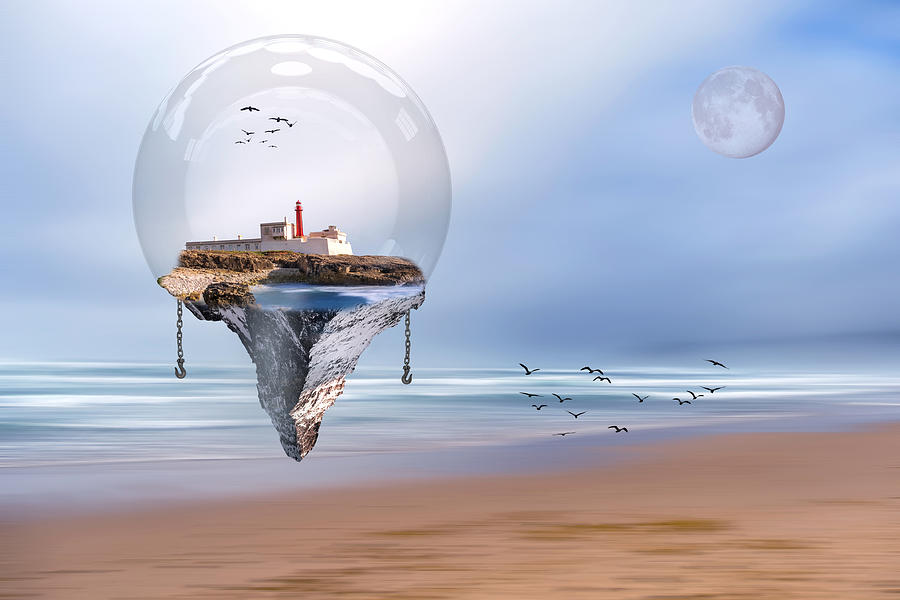 Fantasy Photograph - The Lighthouse by Vitor Martins