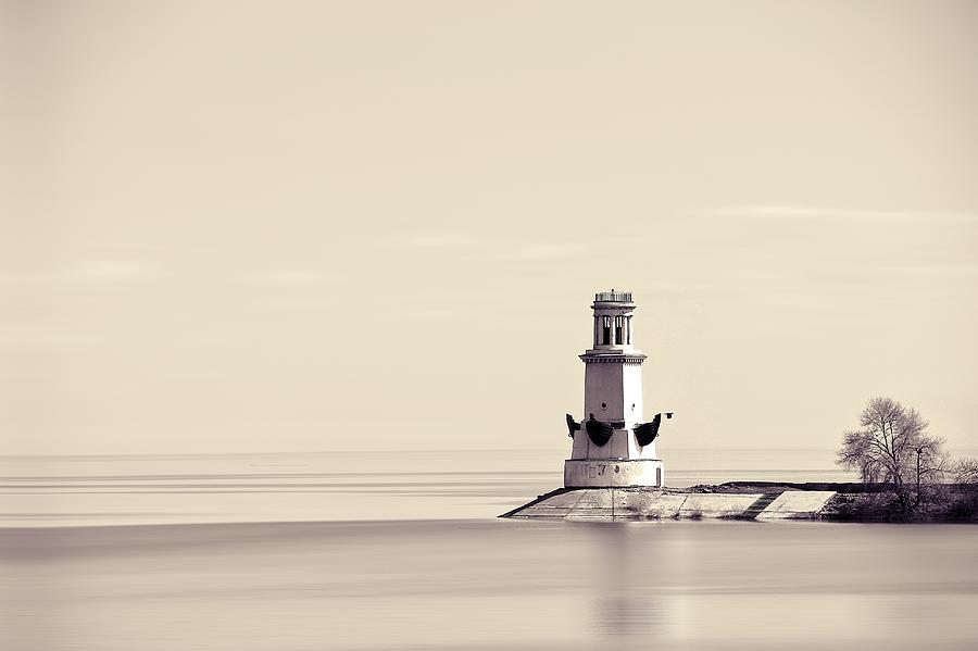Tree Photograph - The Lighthouse by Zina Heg