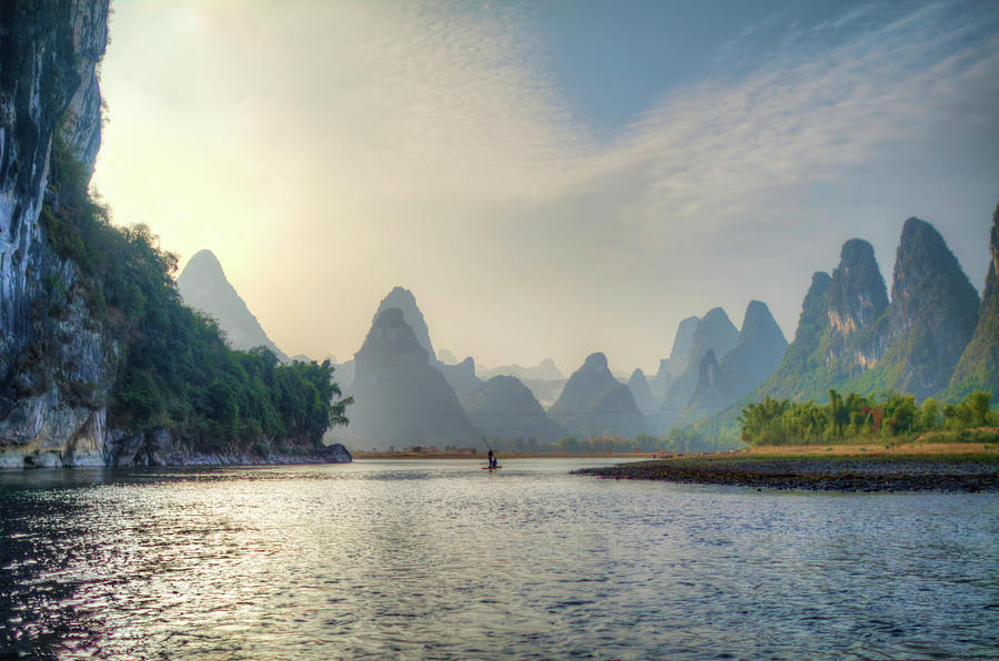 The Lijiang River Photograph by (c) Justin Dong