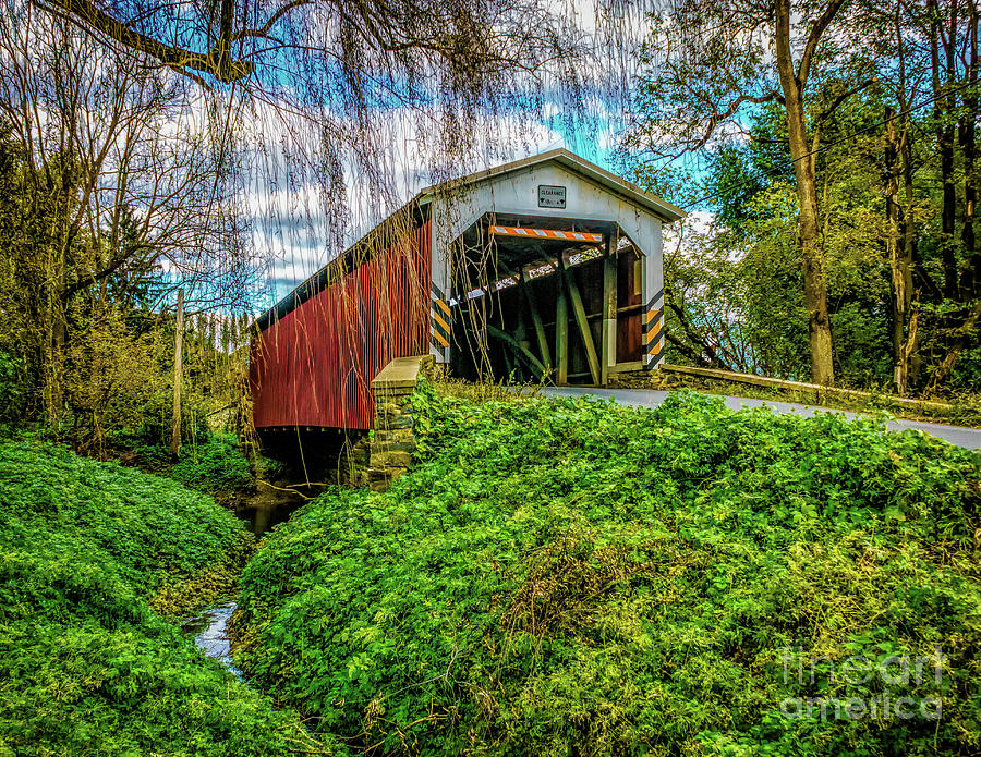 The Lime Valley Covered Bridge Photograph by Nick Zelinsky Jr