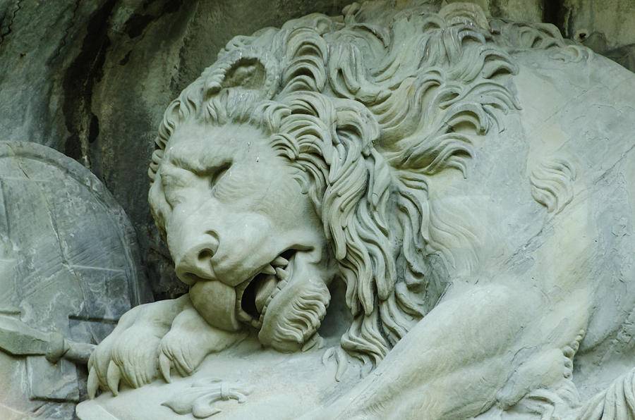 The Lion of Lucerne Photograph by Douglas Wielfaert