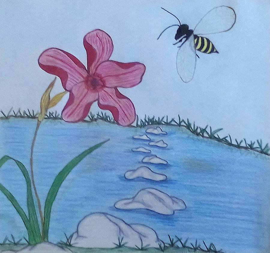 The Litte Bumblebee Drawing