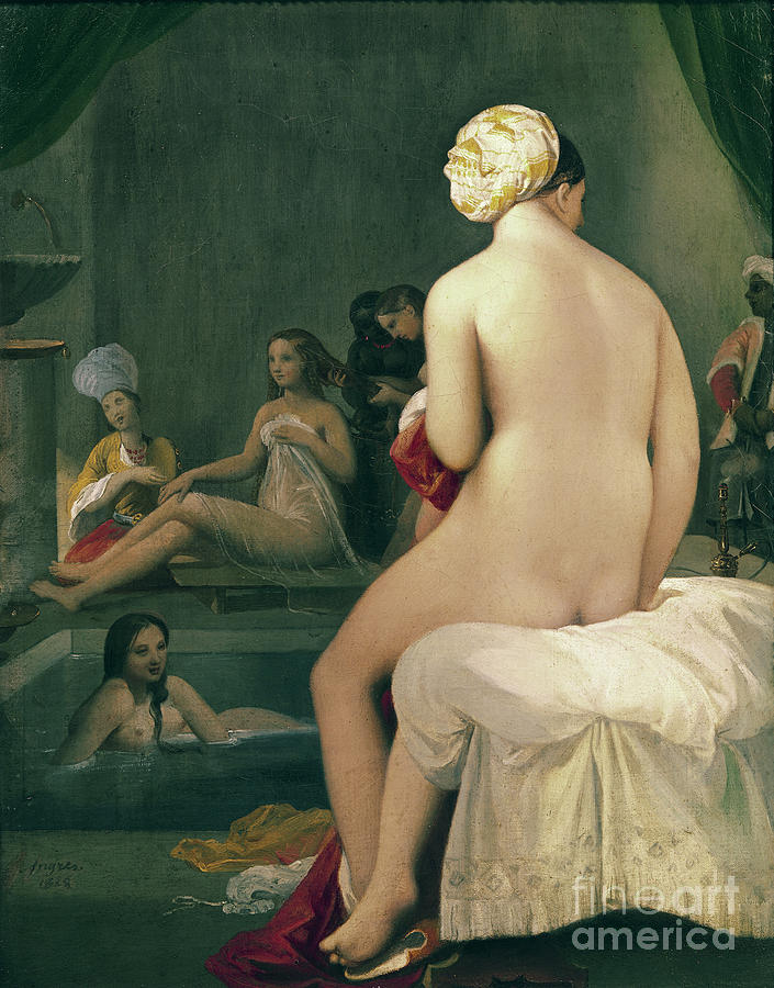 The Little Bather In The Harem, 1828 Painting by Jean Auguste Dominique Ingres