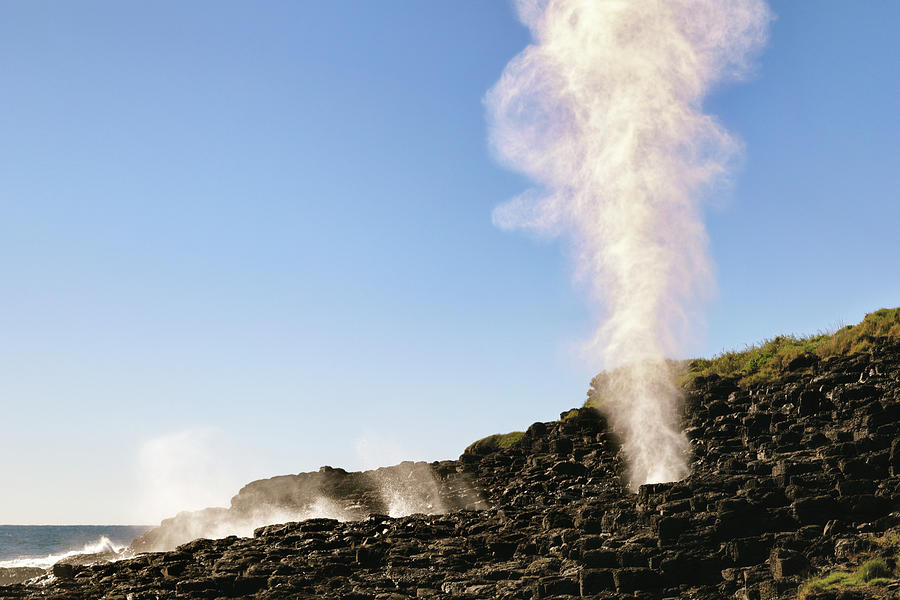 The Little Blowhole Photograph by Nicholas Blackwell