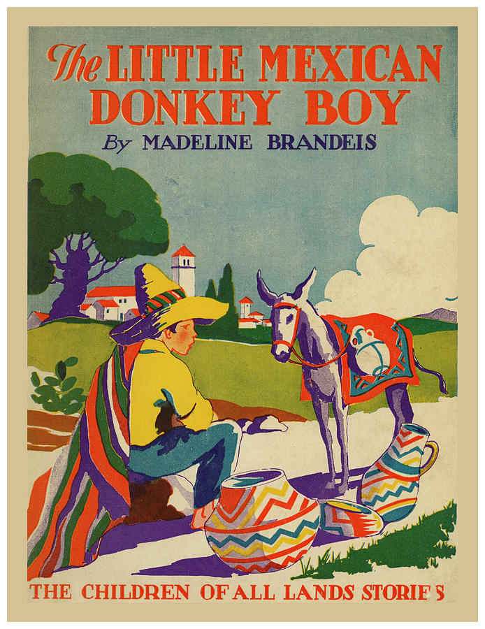 The Little Mexican Donkey Boy Painting by Unknown