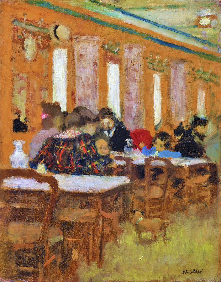 Edouard Vuillard Painting - The Little Restaurant - Digital Remastered Edition by Edouard Vuillard