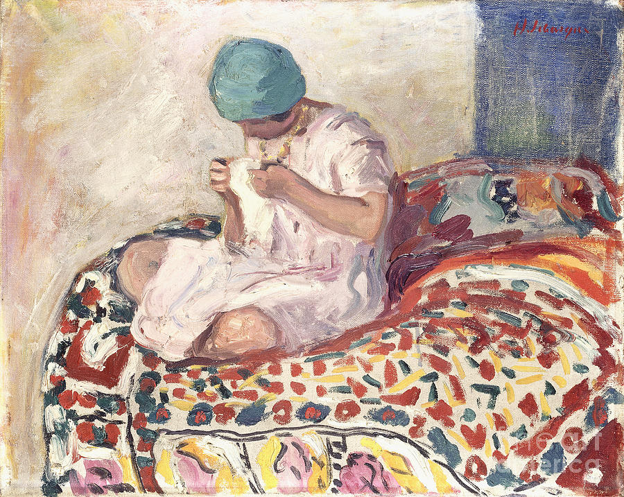 The Little Sewer Painting by Henri Lebasque
