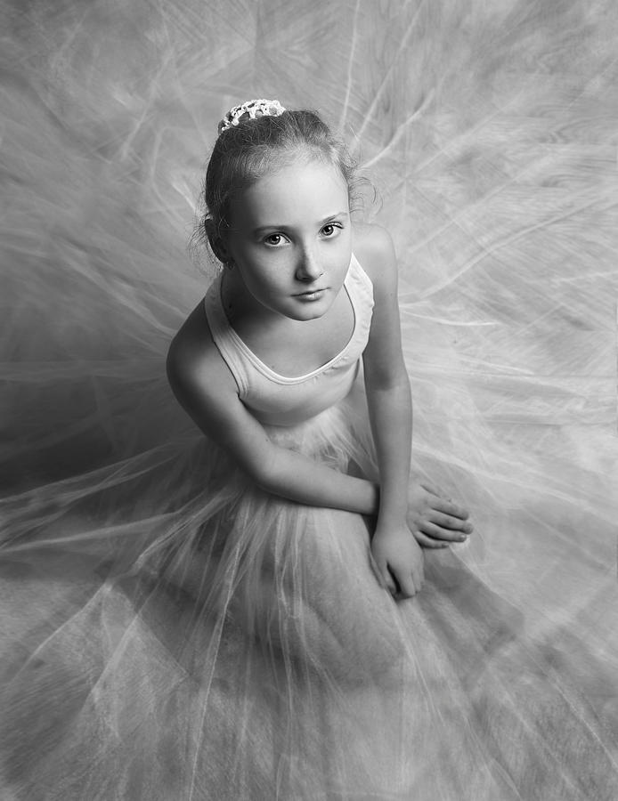 The Little White Swan Photograph by Victoria Ivanova