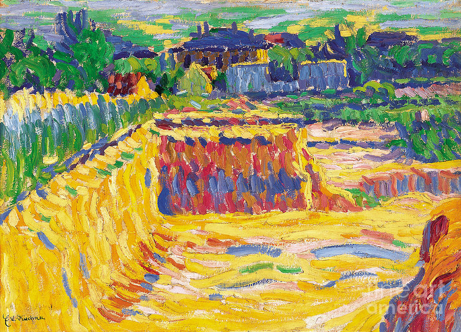 The Loam Pit, C. 1906. Artist Kirchner Drawing by Heritage Images