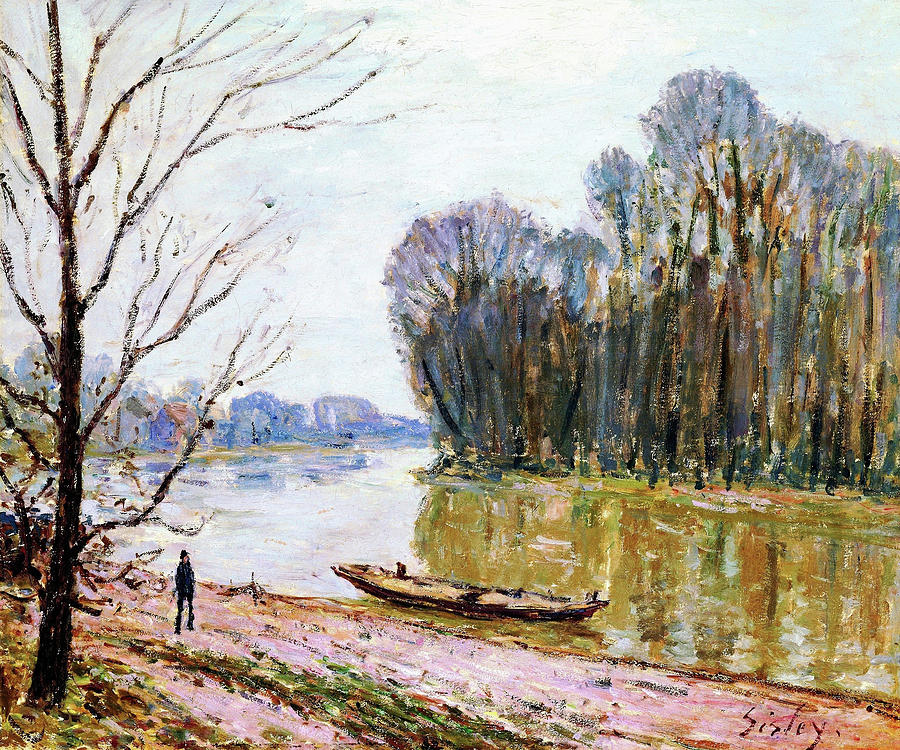 Alfred Sisley Painting - The Loire - Digital Remastered Edition by Alfred Sisley