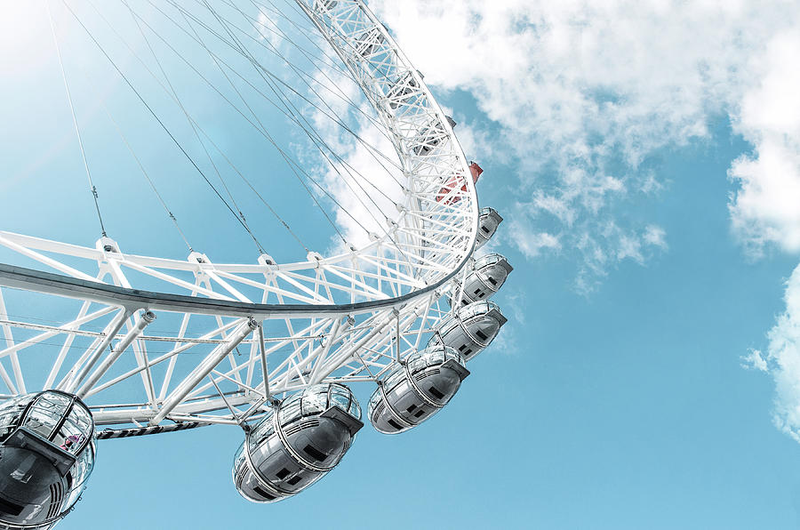 The London Eye In Summer Photograph by Kiratsinh Jadeja