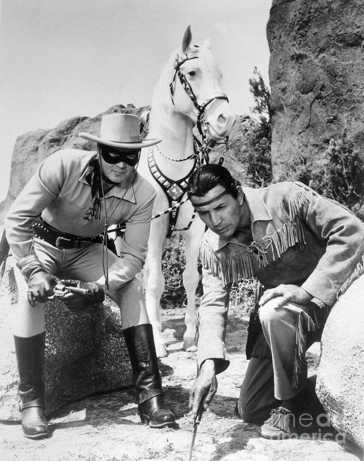 The Lone Ranger And Tonto, Supervised Photograph by Bettmann