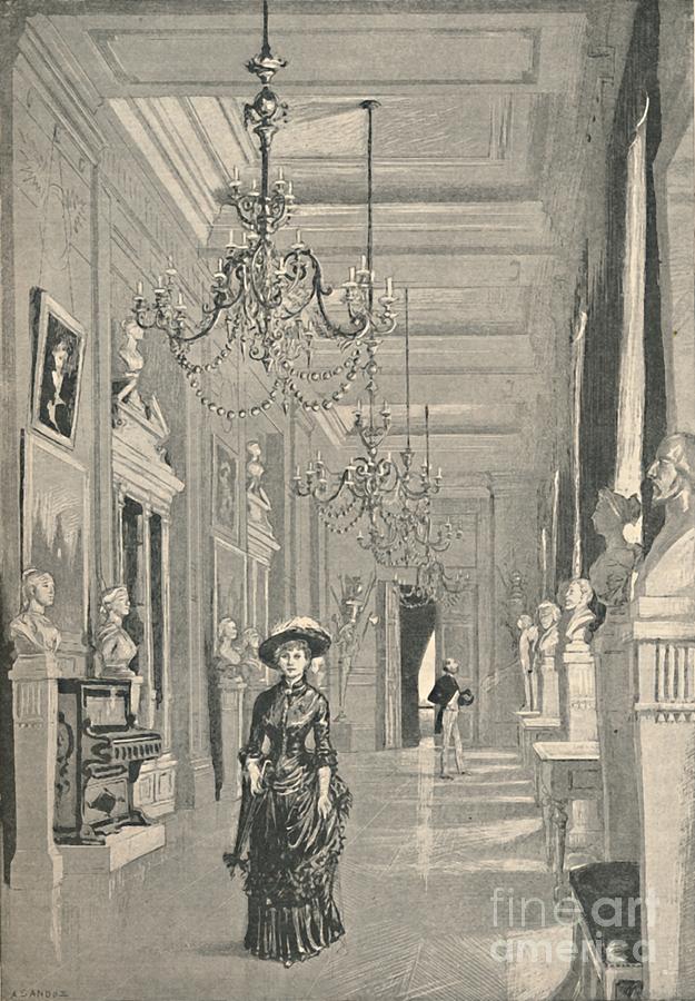 The Long Gallery Drawing by Print Collector