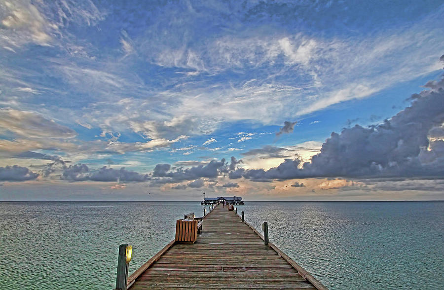 Anna Maria City Pier Photograph - The Long Walk by HH Photography of Florida Anna Maria City Pier Photograph - The Long Walk by HH Photography of Florida