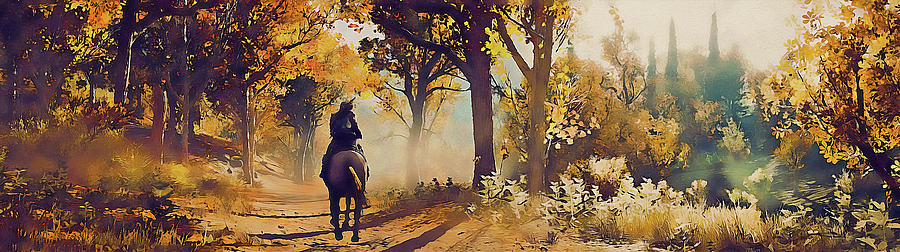 The Longest Journey - 03 Painting by AM FineArtPrints