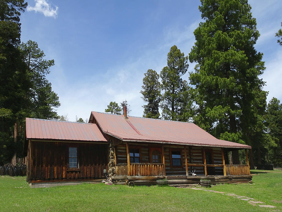 The Longmire Cabin Photograph by Gordon Beck - Pixels