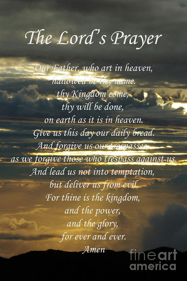 The Lords Prayer Photograph