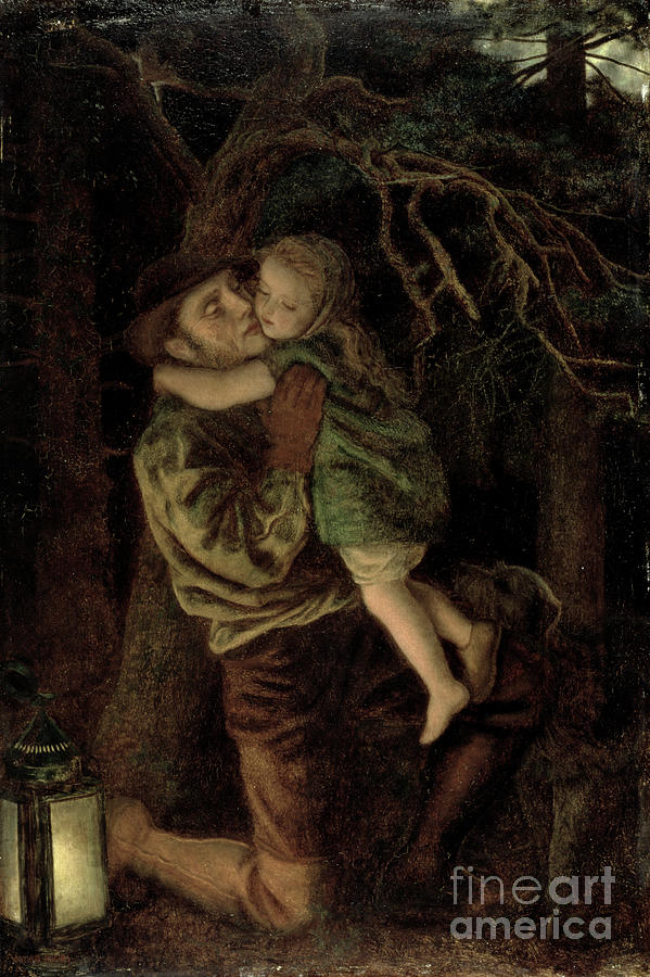 The Lost Child, 1866 Painting by Arthur Hughes