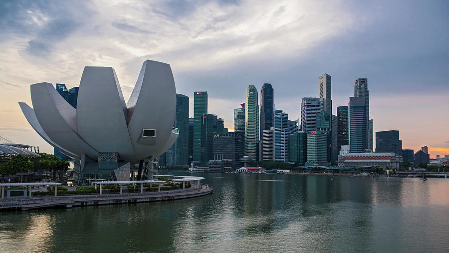 The Lotus Shaped Building Is One Of Singapores Landmark Buildings ...