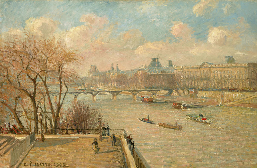 The Pont-Neuf 1902 - Camille Pissarro Paintings