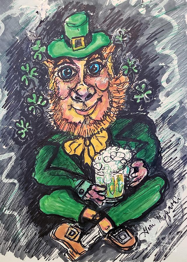 The Luck Of The Irish Saint Patricks Day Mixed Media