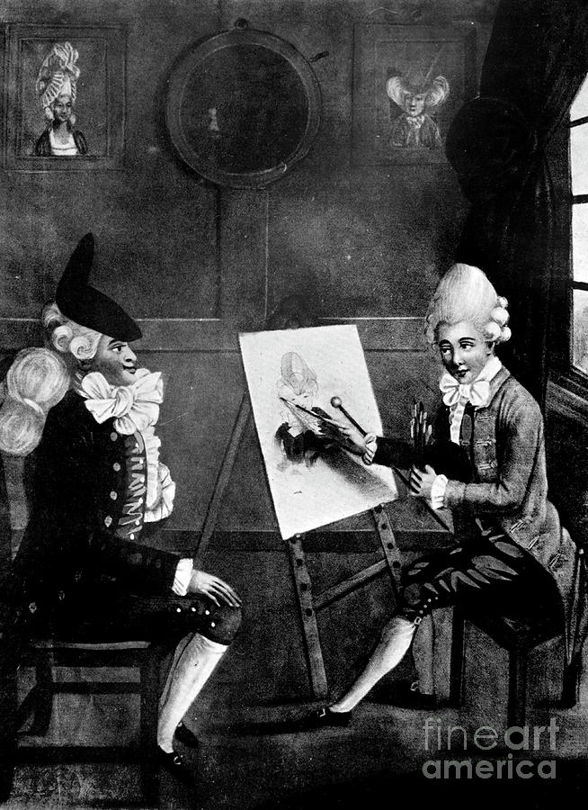 The Macaroni Painter, Or Billy Dimple Drawing by Print Collector