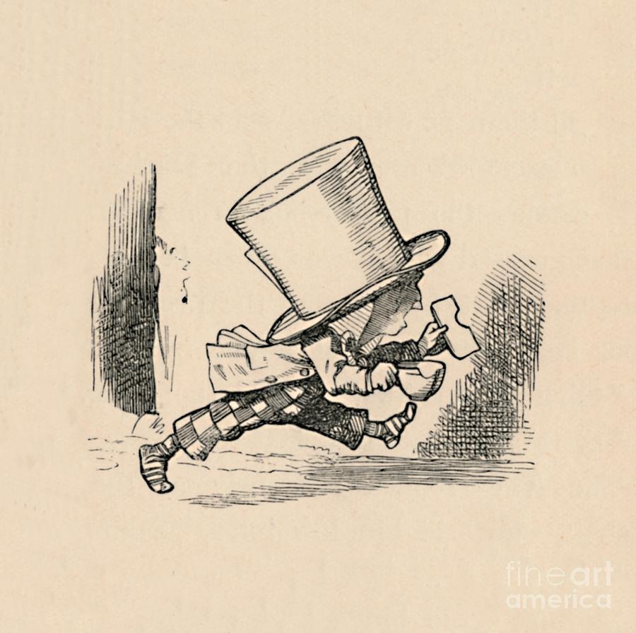 The Mad Hatter, In The Chapter Drawing by Print Collector