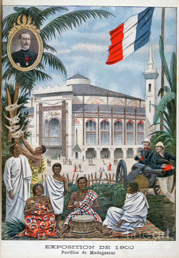 The Madagascan Pavilion Drawing by Print Collector