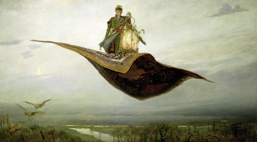 Magic Painting - The Magic Carpet, 1880 by Viktor Vasnetsov