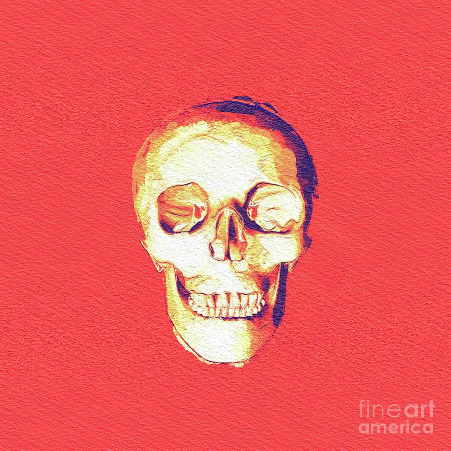 Mayan Painting - The Magic Skull by Esoterica Art Agency
